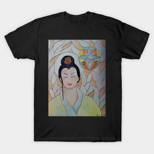 Quan Yin - Ascended master - by Renate van Nijen T-Shirt by Renart